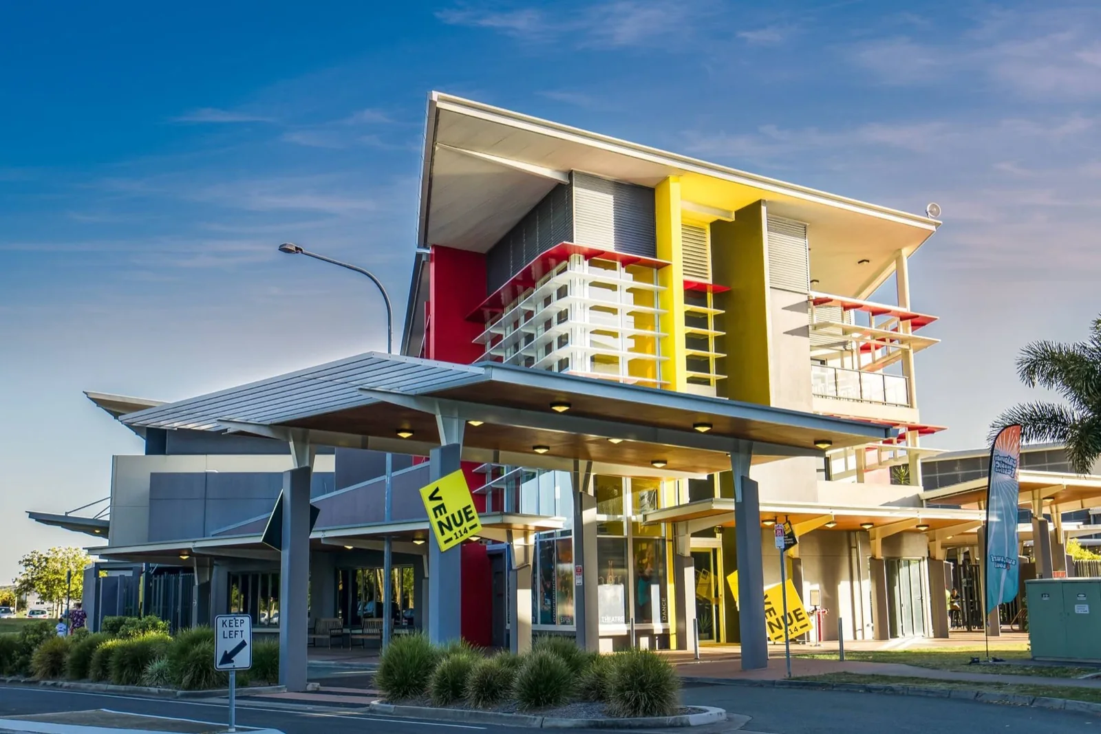 Venue 114 exterior on the Sunshine Coast